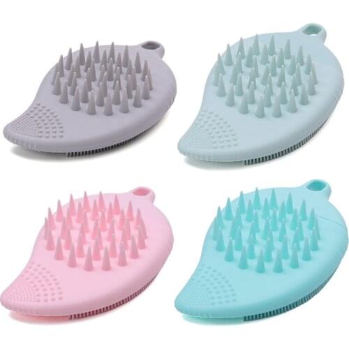 Silicone Bath Brush Face Wash Shampoo Brush Remove Blackheads Massage Brush Shower Brush Multifunctional