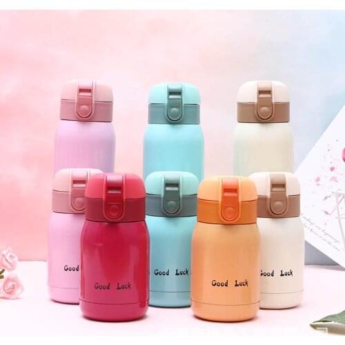 200/350ML Cartoon Mini Thermos Kids Cup Bottle Stainless Steel Insulated Vacuum Flask Winter Kids School Thermal Bottle