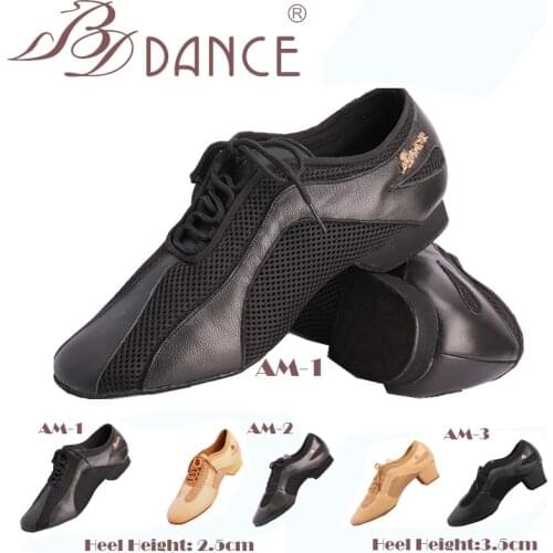 BD dance shoes AM-1 AM-2 AM-3 ballroom dance Shoes for men and women Latin Dance shoes two point sole teachers trainning shoes