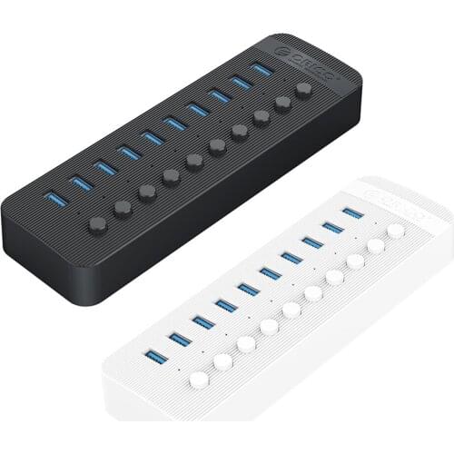 USB-A 3.0 HUB For ORICO Power Adapter 5Gbps 10 Ports USB Multi Splitter for Laptop Desktop Dock Station Computer
