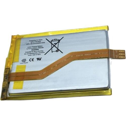 High Quality 3.7V 765mAh Touch 2 battery 616-0459 for iPod Touch 2 2nd Gen Replacement Battery 8GB 16GB 32GB with tool kit
