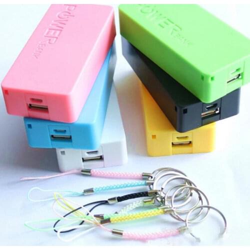 1PC 5600mAh 2X 18650 USB Power Bank Box Battery Charger Case DIY Box for IPhone for Smart Phone MP3 Electronic Mobile Charging