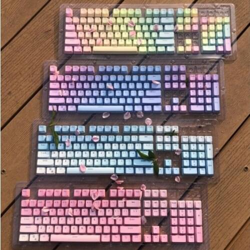 104keys for Logitech K845 IKBC For Cherry Switch Mechanical Gaming Keyboard Cherry Profile Keycaps Standard general OEM height