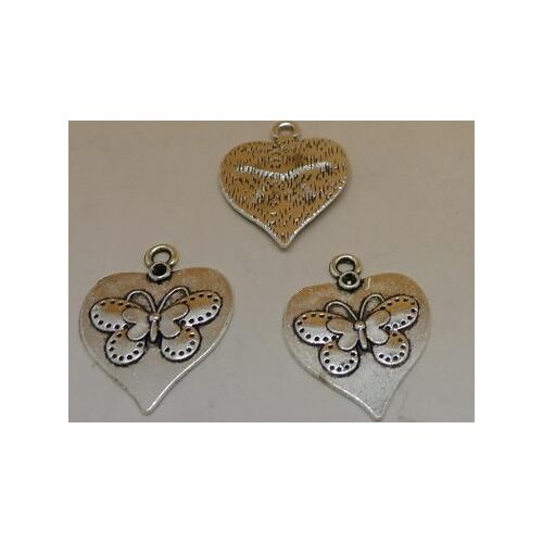Zinc alloy pendant jewelry accessories diy handmade material charms Heart pendant