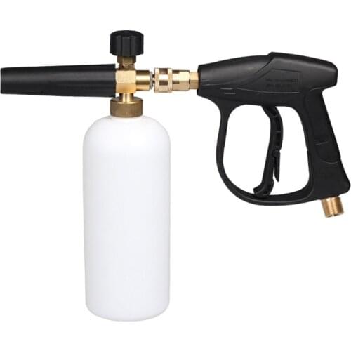 Car WaCar-Styling Foam Gun Car Pressure Washer Jet Wash 1/4" Quick Release Adjustable Snow Foam Lance Foam Cannon tools