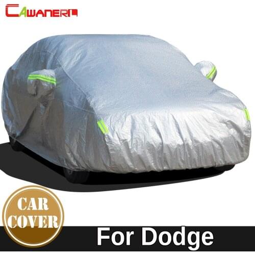 Cawanerl Cotton Car Cover Sun Snow Rain Hail Protection Waterproof Cover For Dodge Charger Dart Magnum Spirit Stealth Stratus