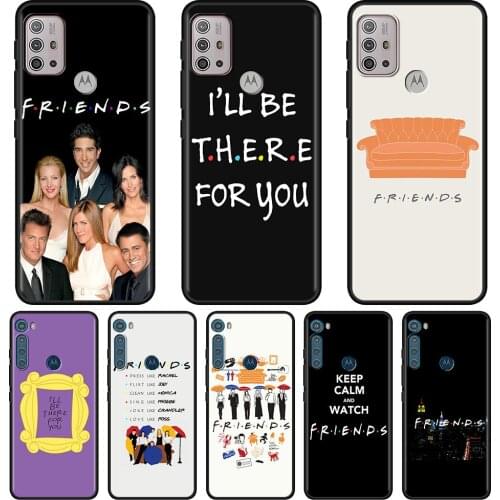 For MOTOROLA One Fusion Case for Moto G10 G9 G8 Plus Play Power One G20 G30 G40 G50 G60 Edge 20 Phone Shell Friends TV