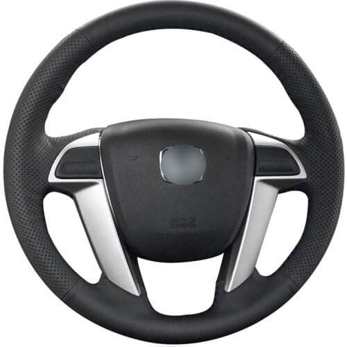 Black Micro Fiber Leather Car Steering Wheel Cover for Honda Accord 8 2008-2012 Odyssey 2011-2017 Crosstour 2012 Pilot 2009-2015