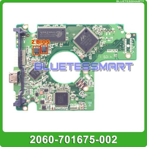 HDD PCB logic board 2060-701675-002 REV P1 for WD USB 2.0 hard drive for for WD5000BMVV/KMVV WD6400BMVV/KMVV WD7500KMVV WD10TMVV