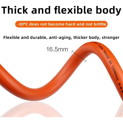 Power Cable Hifi 17mm 7N OCC Single Crystal Copper Power Bulk Wire DIY Amp CD DVD Player Amplifier Speaker Audio AC Power Cord