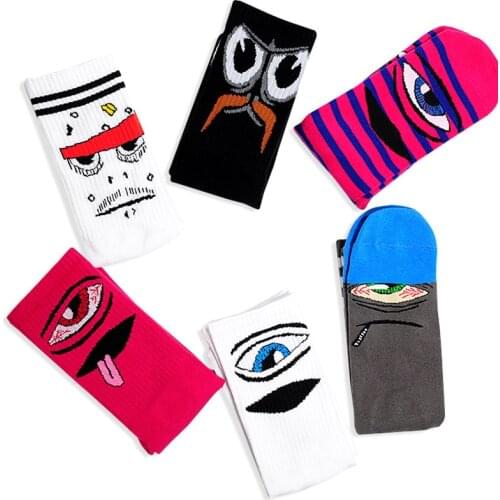 Street Trends Cotton Socks Hip Hop Couple Harajuku Fuzzy Socks Men Cartoon Happy Funny Personality Fashion Girl Skateboard Sock