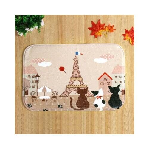 Latest Design Yellow Tower kitten home bedroom door mats