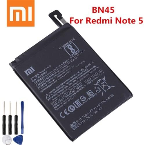 Xiao Mi Original Battery BN45 4000 mAh for Xiaomi Redmi Note 5 High Quality Phone Replacement Batteries