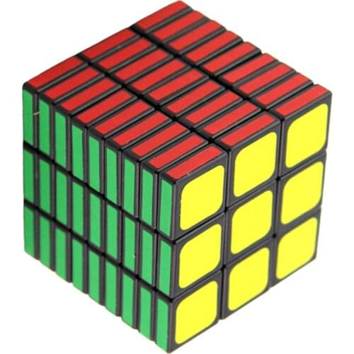 Kids 3x3x9 Plastic Unequal Smooth Cub Cube Puzzle Twist Toys