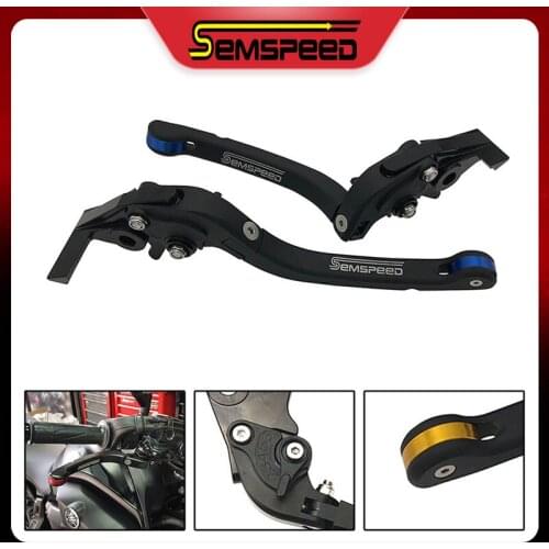 For BMW F800GS/Adventure F800GT F800R F800ST F800S 2006-2018 SEMSPEED Motorcycle CNC Adjustable Folding Brake Clutch Levers