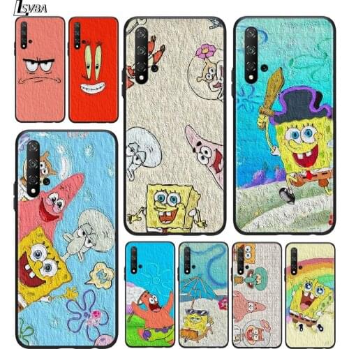 Cute Japanese Anime Friends Baby for Huawei Honor 9A 9C 9S 9X 8A 8X MAX 10 9 8 7 Lite 7C 7A Pro 7S Silicone Black Phone Case