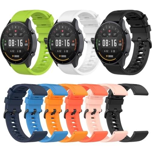 Sports Silicone Watchband For Xiaomi Watch Color Wrist Strap Band for Mi Smartwatch Bracelet Replaceable accessories 22mm