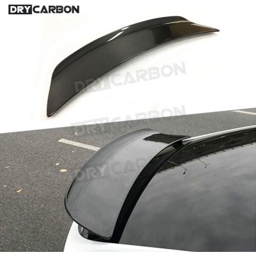 For Tesla Model X Spoiler 2016-2018 Rear Spoiler Trunk Boot Trim Wings Carbon Fiber / FRP Racing Spoiler Car Styling