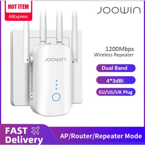 1200Mbps Dual Band 2.4G&5GHz Wireless Extender 802.11ac Wifi Repeater Powerful Wi-Fi Router Long Range Wlan WiFi Amplifier