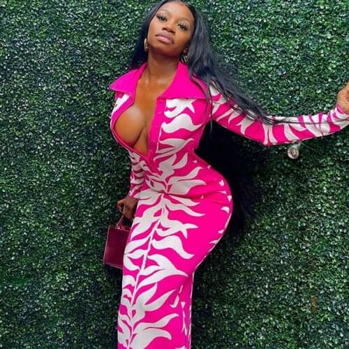 Sexy Long Sleeve Bodycon Maxi Dress Women Turn-down Collar Button Up Long Dress Y2K Club Wear Slim Party Dresses Vestido Longo