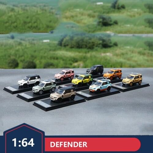 1:64 original Land Rover Defender 90 car model, a new generation of Defender simulation alloy off-road vehicle model