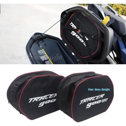 1 pair Motorcycle side luggage bag saddle liner bag for Yamaha TRACER 900GT CITY FJR 1300 / TDM 900 TRACER 900 GT 2018-2019