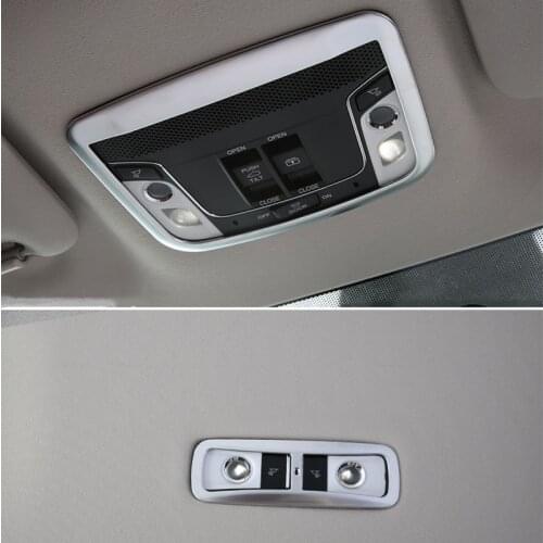 For Honda HRV HR-V VEZEL Car front rear reading Lampshade read light panel Cover Trim Car Styling Accessories ABS Plastic 1pcs