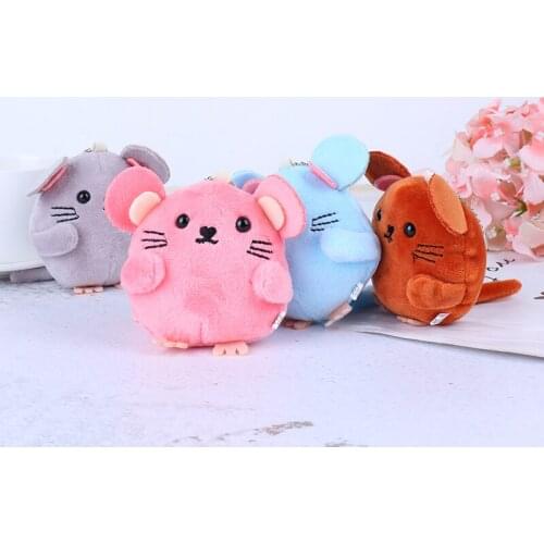 1pcs Lovely Plush Rat Toy Cute Mini Mouse Toys Stuffed Plush Animal Toy Key Chain Dolls For Children