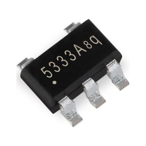 50PCS/LOT XB5333A package SOT23-5 2-in-1 lithium battery protection IC