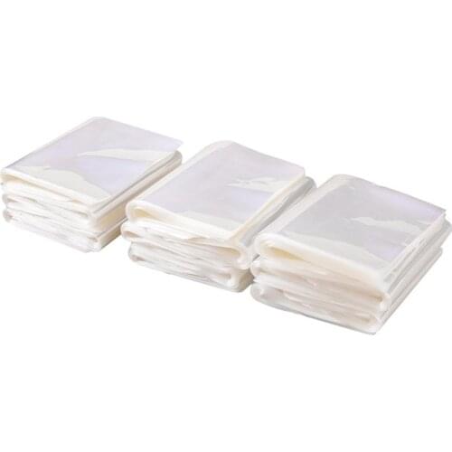 200 Pcs Clear Heat Shrink Bag Odorless Shrink Wrap Bag Heat Shrink Film Bags Edge POF Heat Film Heat Bag Handicraft Box Film