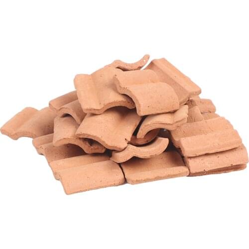 25pcs DIY Material House Roof Building Scene Model Miniature Silica Gel Mould for Roof Tile Turning Mould Scenario Sand Table
