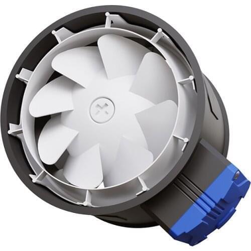 8inch Extractor Fan Low Noise Inline Duct Hydroponic Air Blower Exhaust Fan for Home Bathroom Grow Room Ventilation Vent