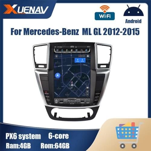 Car multimedia player For Benz ML GL W166 X166 2012 2013 2014 2015 GPS navigator Head unit Original car system Android