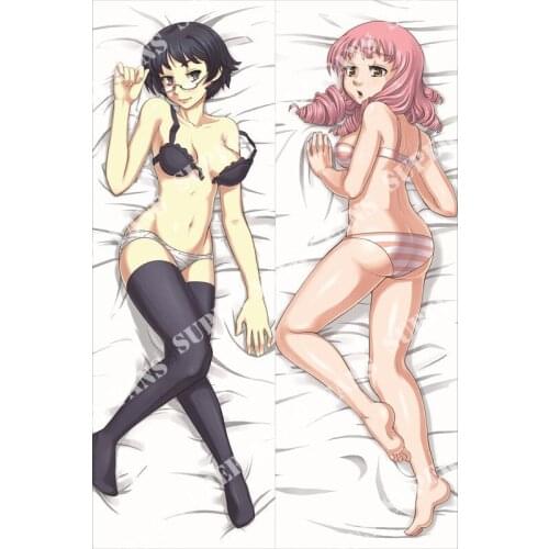 Japanese Anime katawa shoujo Hugging Pillow Cover Case Pillowcases Decorative Pillows Double-Sided 2Way 50X160CM