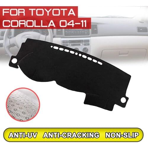 For Toyota Corolla 2004 2005 2006 2007 2008-2011 Car Dashboard Mat Anti-dirty Non-slip Dash Cover Mat UV Protection Shade