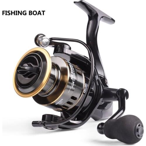 Metal Fishing Reel HE7000 Max Drag 10kg 5.2:1 High Speed Spool Spinning Reel Saltwater Drag Power Carp Fishing Tackles