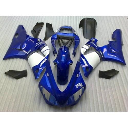 Injection molding kit for YAMAHA R1 1998 1999 fairings blue white YZF R1 98 99 fairing set TT93