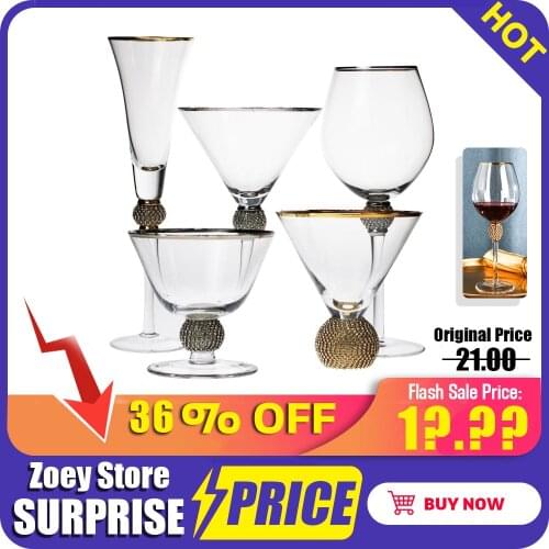 Creative Glass Tall Wine Glass Cocktail Glass Champagne Glass Drink Pour Glass Bar Supplies Glass Wine Glass Whiskey Glass