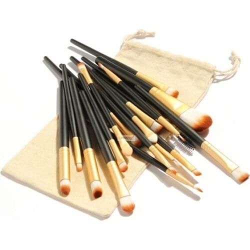 Pro 20pcs Makeup Brushes Set Powder Foundation Eyeshadow Eyeliner Lip Brush Tool with Drawing Bag beauty women comestic
