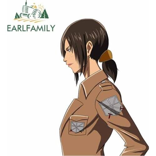 EARLFAMILY 13cm x 8.6cm For Anime Fine Car Stickers DIY Decal Occlusion Scratch Car Styling Waterproof Air Conditioner Decor