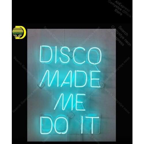 Neon Sign for Disco Made Me Do It Display Decoracion Express ship Beer Neon Light Wall Money Exchange Sign Neon Restaurant Lamp