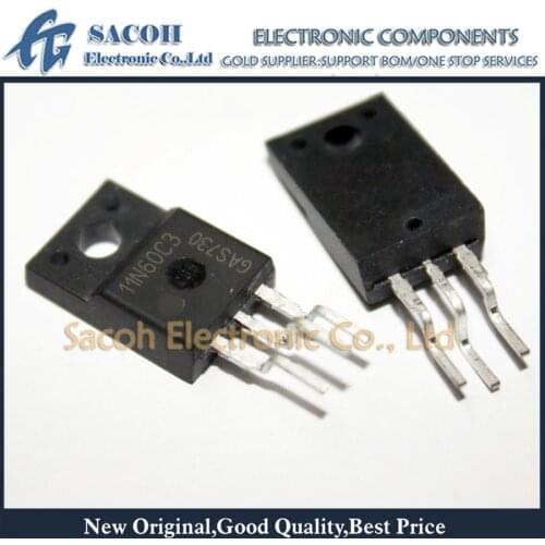 Free Shipping 10Pcs SPA11N60C3 11N60C3 SPA11N60C2 SPA11N60CFD TO-220F 11A 600V Power MOSFET