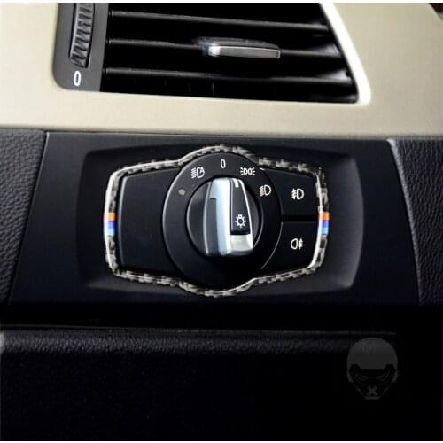 It Is Suitable For BMW 2005-2012 Version3-Series E10 E92 E33 Retrofitted 320i 325i Detail Of Decorative Frame Of Headlamp Switch