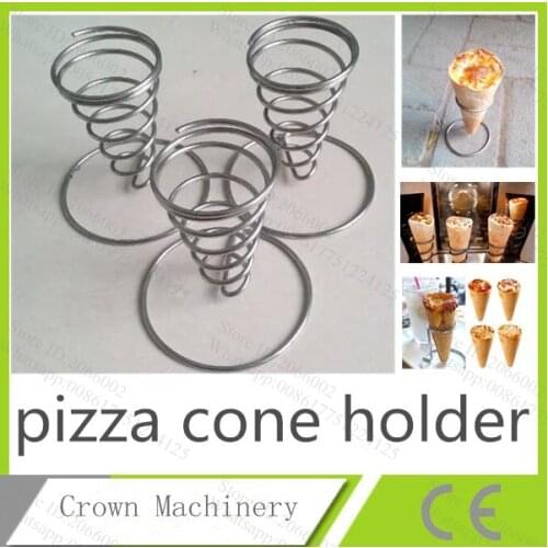 20pcs/lot 10 cm Height , 5 cm Top Diameter Stainless steel Pizza Cone Holder Stand