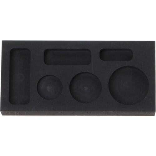 R58E Graphite Casting Ingot Mold Coin Combo Metal Casting Refining Scrap Bar for Melting Casting Refining Metal Jewelry Gold