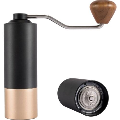 Manual Grinder Burr Grinder High Quality Kitchen Grinding Tools Stainless Steel Adjustable Coffee Bean Mill Mini Beans Milling