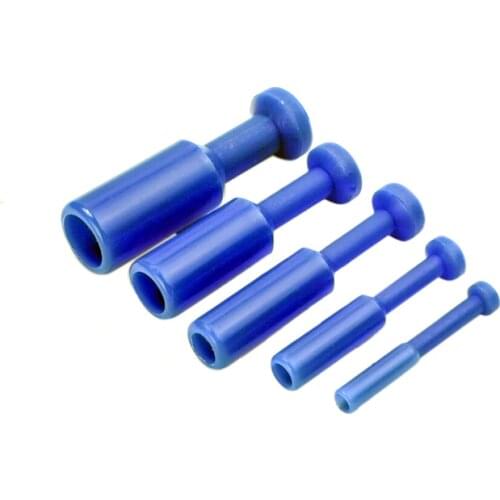 Blue Nylon Pneumatic Blanking Plug Hose Tube Push Fit Connector Air Line 10PCS PP4, PP6, PP8, PP10, PP12