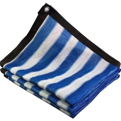 Lvju 8 Sizes Shading Net Blue And White Stripe Sun Shade Net For Balcony/Terrace