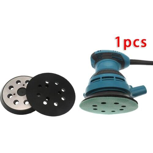 1 Pc 5Inch 125mm Back-up Sanding Pad Hook and Loop Sander Grinding Disc 8-Hole For Makita DeWalt Electric Grinder Rotary Tool