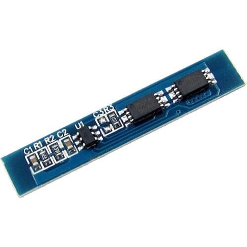 10pcs 18650 lithium battery pack 2 series protection board 7.4V 8.4V maximum 3A current to prevent overcharge and overdischarge